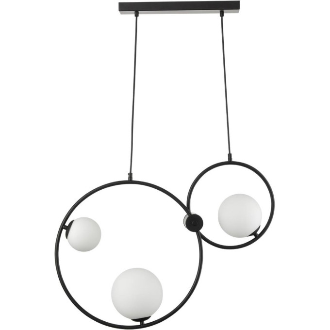 Подвесной светильник LUMION G9 3*35W 220V ORNATO 8035/3 MODERNI LN25 черный/белый, металл/стекло